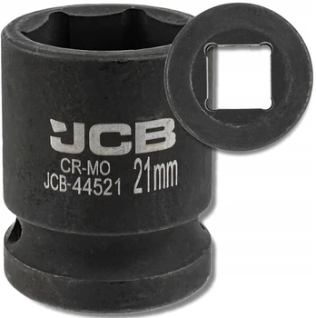 Jcb smūginė 1/2" 21mm 6-kampė Cr-mo galvutė