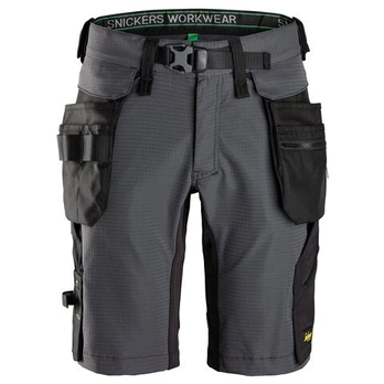 Šortai SNICKERS WORKWEAR FlexiWork 6172, tamsiai pilki