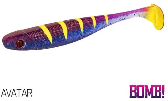 DELPHIN Silikoninis masalas BOMB Rippa 10cm/ 5vnt