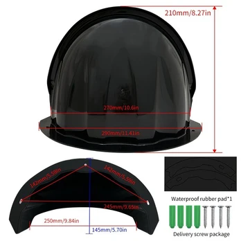 ABS apsauga nuo lietaus „dome“ / „bullet“ tipo stebėjimo kameroms