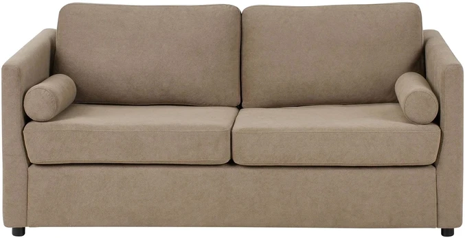 Beliani Išskleidžiama sofa INKOO, ruda