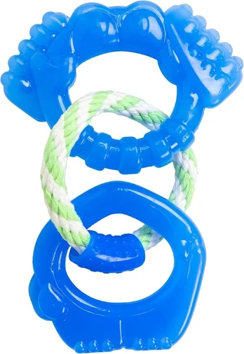 Petstages Bone Tugz kramtomasis žaislas šuniukams, 0.05 kg, mėlynas
