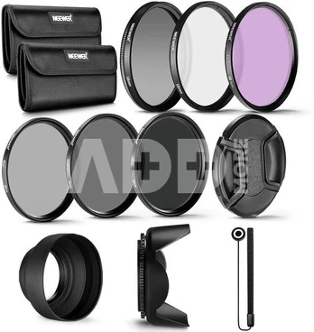 NEEWER 58mm UV/CPL/FLD/ND2/ND4/ND8 FILTER SET KIT 10088184