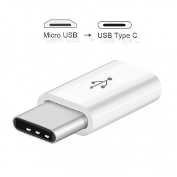 „Riff“ adapteris „Micro USB“ į „Type-C“ jungtimi, juodas