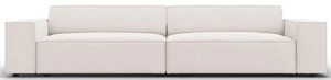 Sofa Micadoni Home Jodie Structured 4 Seats, smėlio, 244 x 102 cm x 70 cm