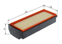 Oro filtras BOSCH F026400409 kaina