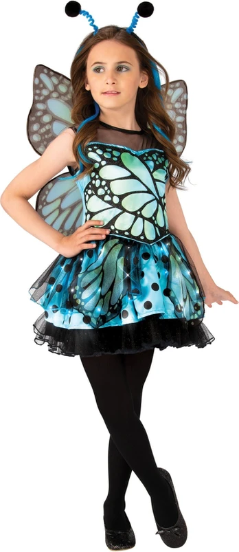 Rubies - Light Up Blue Butterfly Costume