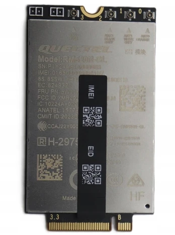 Lenovo 5G M.2 WWAN module with GNSS support