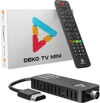 DekoTV DVB-T2 TV ryšio imtuvas mini dekoderis HEVC H.265 HDMI jungtis