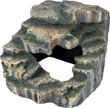 Trixie kampinė uola su urvu ir platforma, 19 × 17 × 17 cm