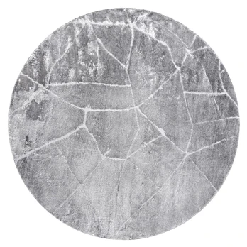 Kilimas vidaus Hakano Trex Marble, baltas/pilkas, 160 cm x 160 cm