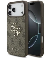 Dėklas Guess 4G Big Logo do iPhone 17 Pro Max ruda