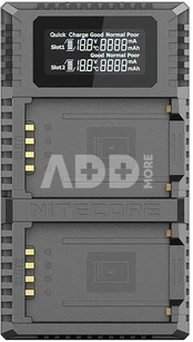 Nitecore FX2 Pro Dual Charger for Fujifilm NP T125