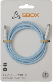 Sbox Type C - Type C M/M 1m blue TYPEC-1-BL kaina