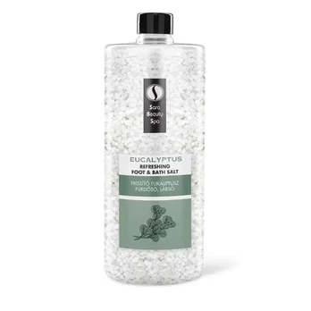 SARA BEAUTY SPA vonios ir pėdų druska EUCALYPTUS, 1320 g