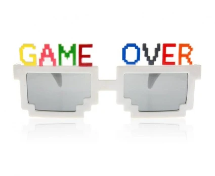 Akiniai "Game Over"