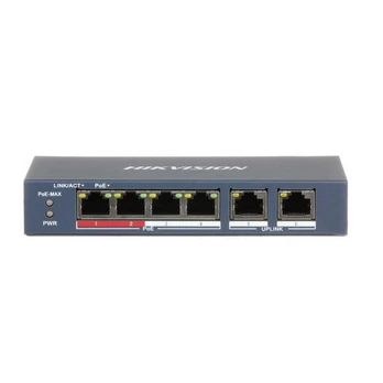 SWITCH POE DS-3E0106P-E/M 4 PRIEVADŲ Hikvision