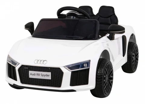 Elektromobilis Audi R8 Baltas
