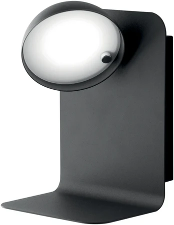 5W LED sieninis šviestuvas BOING, juodas