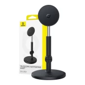 Magnetic Desktop Phone Stand Baseus MagPro (black) kaina