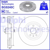 DELPHI BG9240C Brake Disc kaina