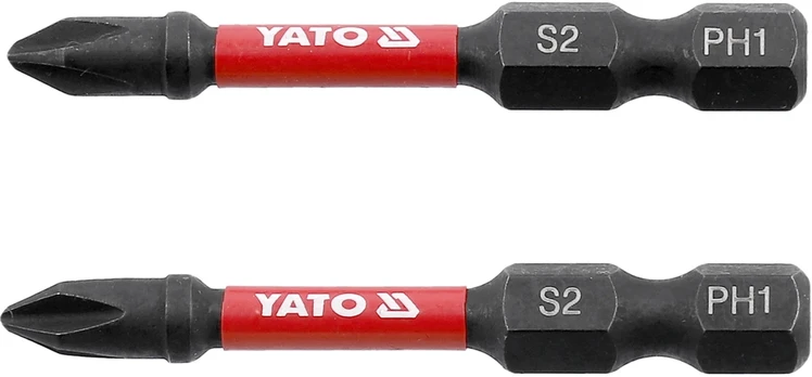 Yato IMPACT BITS 1/4''X50 MM PH1 2 vnt