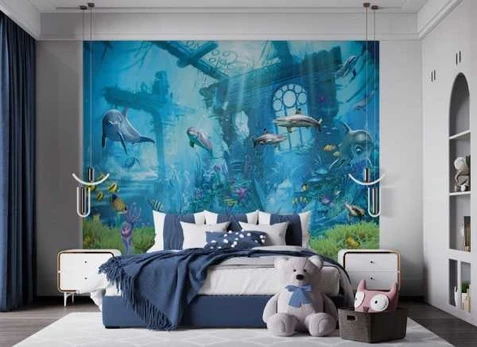 Walltastic Havets eventyr tapet 243 x 305 cm