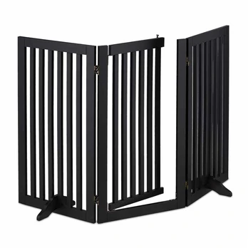 Bonideco juodi saugos vartai su durelėmis 92 cm