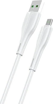 USAMS CABLE U38 MICROUSB 4A FAST CHARGE FOR OPPO 1M Baltas