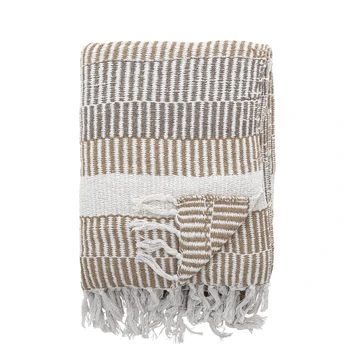 Creative Collection - Isnel Recycled Cotton Throw 160x130 cm - Nature