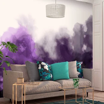 Artgeist Fototapetas - Watercolour Variation - Violet