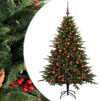 Dirbtinė kalėdinė eglutė su rutuliuku 150 cm 150 LED