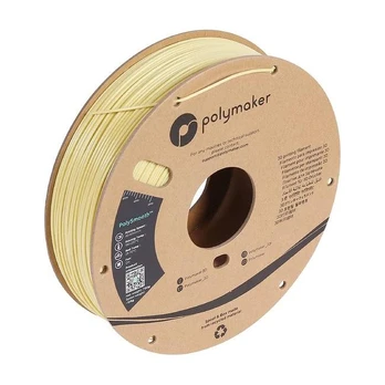 Plastikas Polymaker PolySmooth PVB - 1.75mm - 0.75kg - rusvai gelsvas