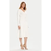 TWINSET Trikotažinė suknelė 252TP3271 Écru Regular Fit
