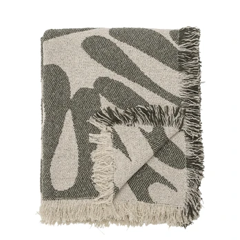 Bloomingville - Alk Throw - Green - Recycled Cotton