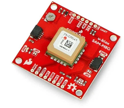 GPS SAM-M8Q modulis, Qwiic, PCB antena, SparkFun GPS-15210