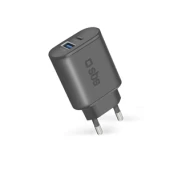 SBS Įkroviklis jungiama į tinklą 1 USB 2.1 A + Type C output 2.1 kaina