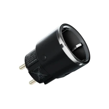 Shelly Wave Plug S - Z-Wave 800 inteligentne gniazdo Juodas