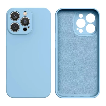 Dėklas Silicone case for iPhone 14 Plus melsvas