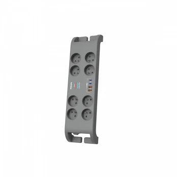 Surge protector power strip 8 sockets 4xUSB