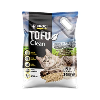 Croci Tofu Clean ekologiškas kraikas katėms, 6l