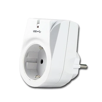 Rozetė s USB įkrovikliais Arcas schuko adapter with 2xUSB charging ports