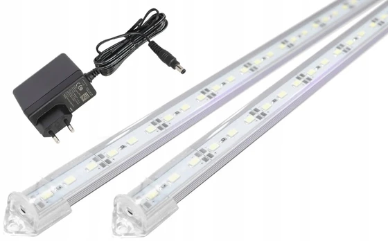 aQualine Led pošviestukas virtuvei 2x50cm Baltas Šiltai