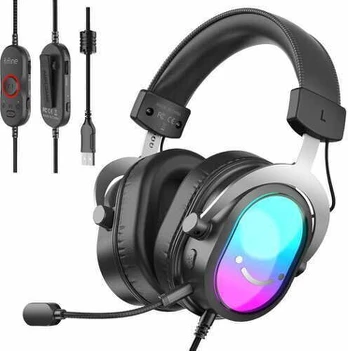 Słuchawki studyjne nauszne Fifine H16 7.1 Black RGB
