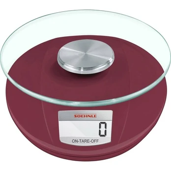 Virtuvinės svarstyklės Soehnle Roma Ruby Red