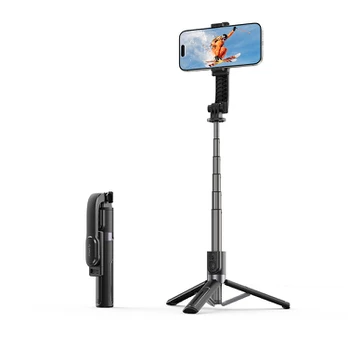 Selfie stick Orico SPV90 aluminum mini tripod Bluetooth 360 degree rotation - juodas
