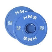 CBRS20 OLYMPIC BUMPER PLATE 2 x 2.0 KGS HMS kaina