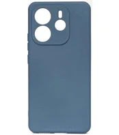 Mėlynas dėklas Xiaomi Redmi Note 14 4G telefonui "Liquid Silicone 1.5mm"
