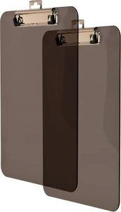 Tetis A4 klipboardas, juodas, permatomas