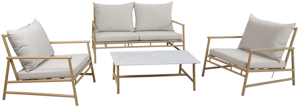 Lauko baldų komplektas Lardos, beige